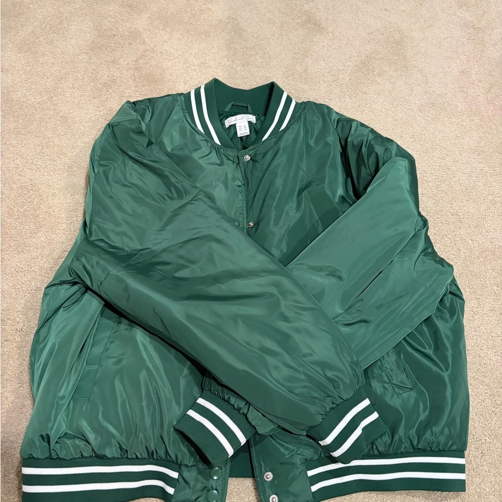 Green Varsity Bomber Jacket - Unbranded
